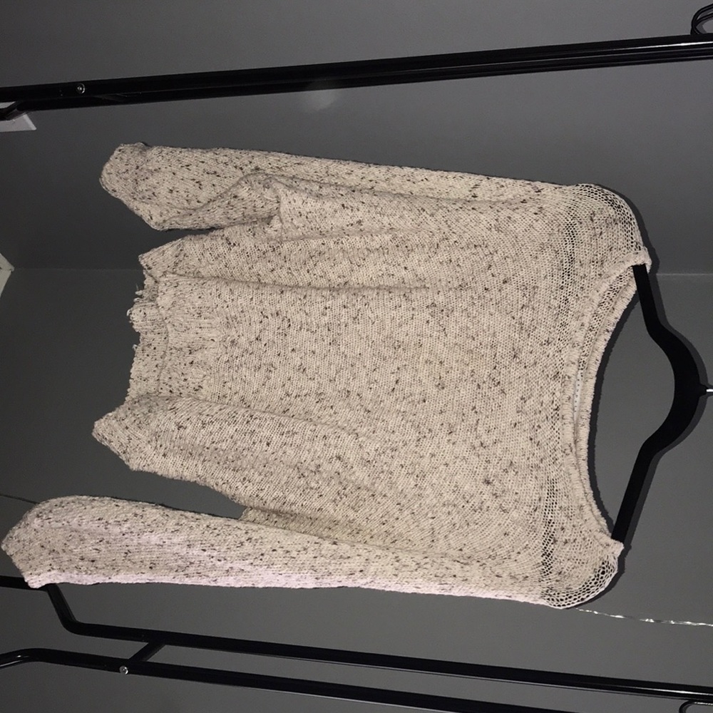cream sweater